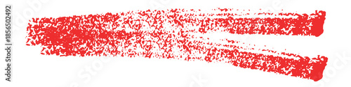 Red highlighter brush stroke design element, underline stroke vector illustration