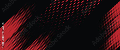 Halftone dots red and blue color pattern gradient grunge texture background. Dot pop art comic sport style vector illustration. modern background