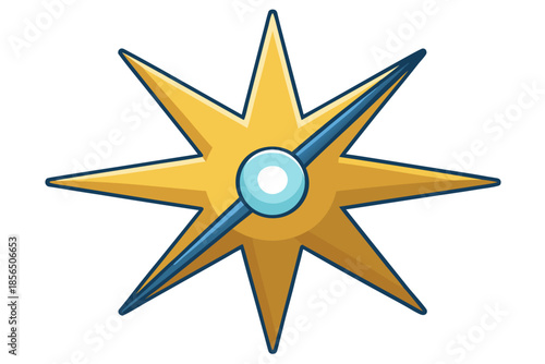 Celestial Compass: A stylized golden compass, its points reaching outward, suggests the exploration of possibilities and the guidance towards finding one's path.