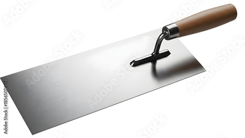 Stainless steel trowel with wooden handle