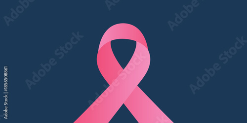 Awareness ribbon background template. Simple health banner