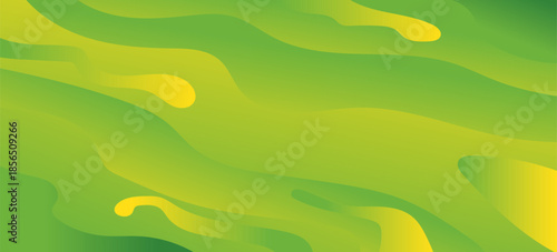 Abstract green wavy background. Vector EPS 10