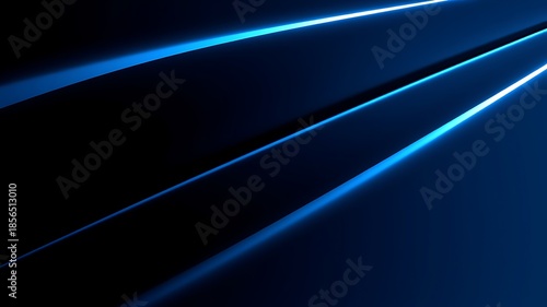 Dark blue abstract light streaks image
