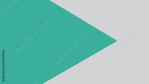 Abstract vector business banner background with 3d green arrow design and blank orange paper label template for web page card art