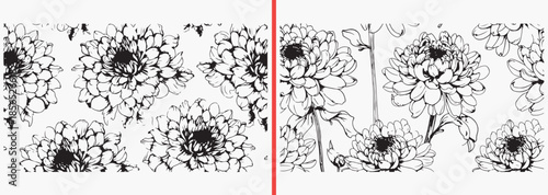 floral bush illustration vector, blooming flower clipart, botanical blossom design, wild flower plant art, floral shrub drawing, garden bloom vector, nature flower illustration, floral foliage artwork