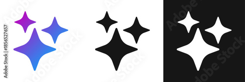 Artificial intelligence icon in flat style. AI generate vector illustration on isolated background. Prompt algorithm sign business concept.