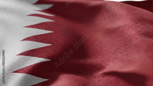 Realistic waving flag of Kuwait animation on clean background. National flag motion footage symbolizing patriotism, independence, culture, and Middle Eastern identity for political and editorial use.