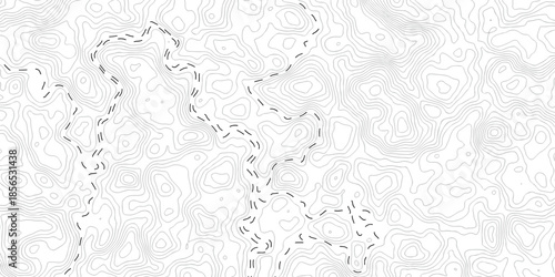 Abstract pattern with lines seamless pattern and topography map and counter map. abstract sea map and mounted map area space geometric line technology topo landscape grid map texture.