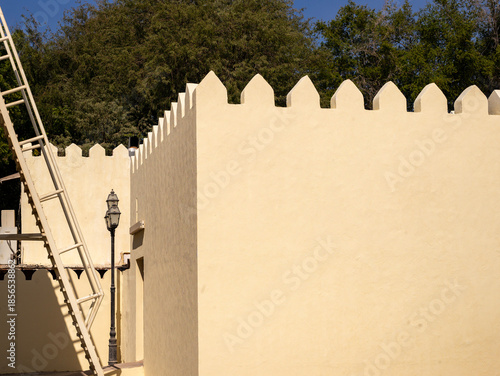Traditional Gulf Fort Architecture in Al Ain, United Arab Emirates