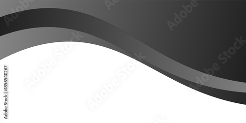 Dark grey abstract wide horizontal banner with hexagon carbon fiber grid and orange luminous lines. Technology vector background with orange neon lines modern design