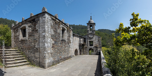 Historic Stone Monastery Amidst Lush Forest