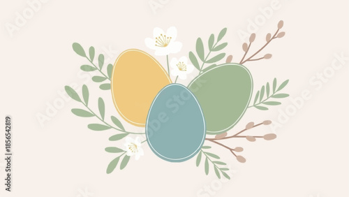 green floral background