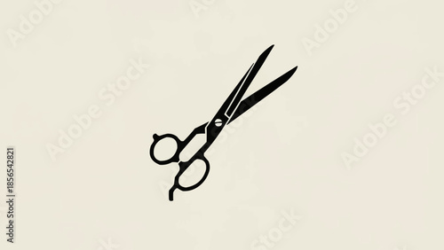 vector illustration of a scissors