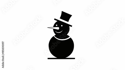 Black snowman