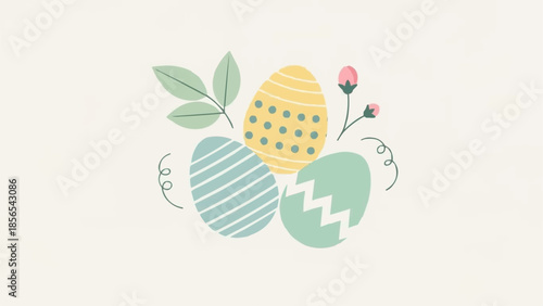vector illustration of an abstract floral background