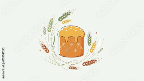 easter egg with easter eggs