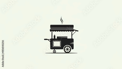 vector illustration of a cart