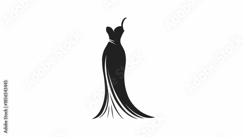 silhouette of a woman dress