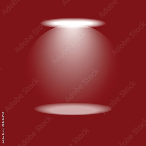 vector illustration of a modern ceiling  effect light 