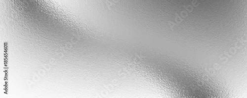 Shiny foil or silver metallic pattern. Texture of transparent, matte white and grey frosted glass, blur effect. Stained glass decorative background with glitter effect. Vector illustration