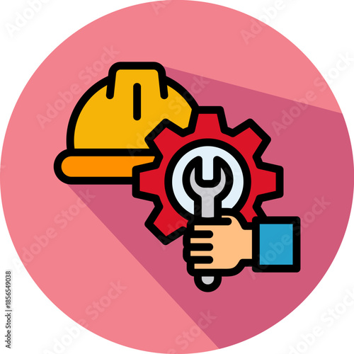 Engineer isometric icon