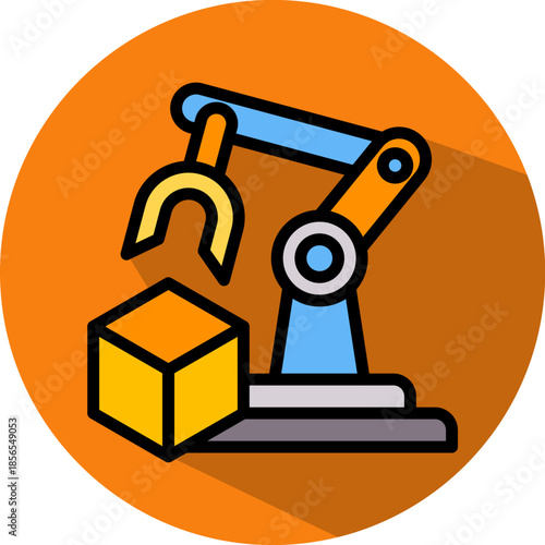 Industrial isometric icon