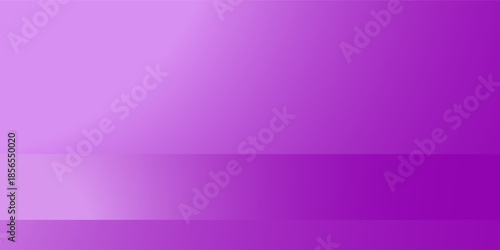 Abstract gradient podium background. Violet, purple and lilac empty 3d studio backdrop. Clean scene for product presentation mockup template. Vector illustration.