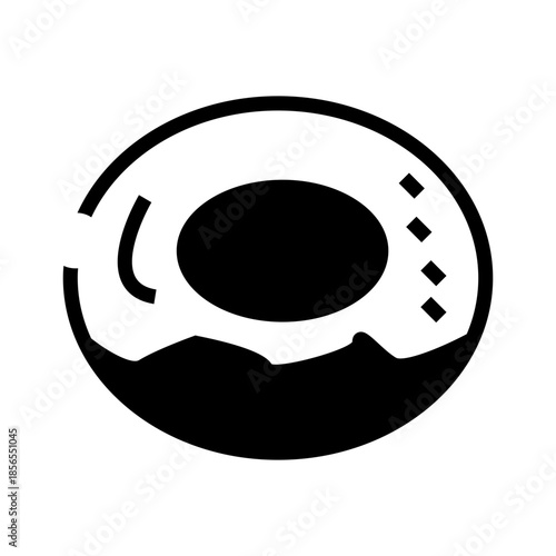 donut cake icon vector illustration