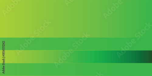 Abstract Green Gradient Background with Horizontal Lines.