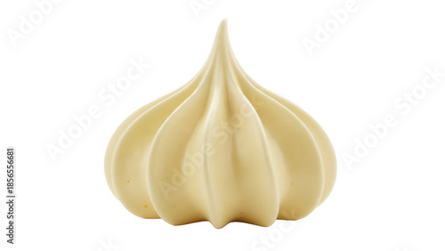 Foto Isolated meringue dessert, a single small cake, delicious sweetness, confectione
