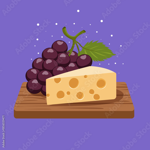 Cheese with fruit