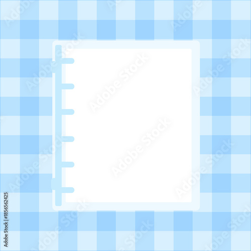 シンプルなブルーのバインダーシール帳★