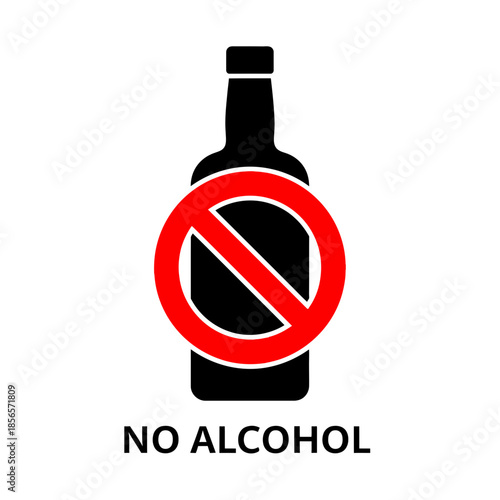 no alcohol sign