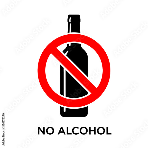 no alcohol sign