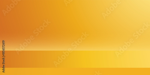 Yellow 3d room. Background