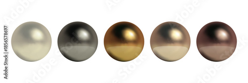 Ball sphere gold metal steel chrome platinum brass aluminium and stainless circle. Glossy gradient 3d rendering with luxury elegance premium modern minimalism for abstract background. Texture.