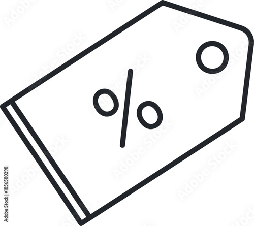 Discount Tag Icon – Percent Coupon Label for Sale & Ecommerce