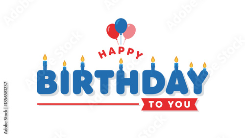 Bold Comic Style Happy Birthday Greeting with Green Burst Background