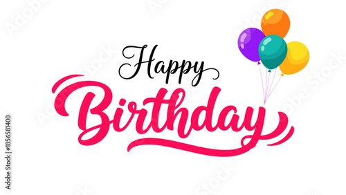 Bold Comic Style Happy Birthday Greeting with Green Burst Background