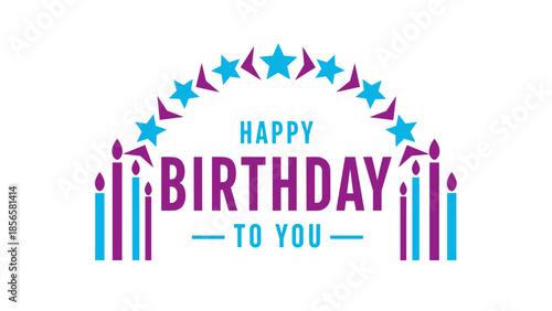 Bold Comic Style Happy Birthday Greeting with Green Burst Background