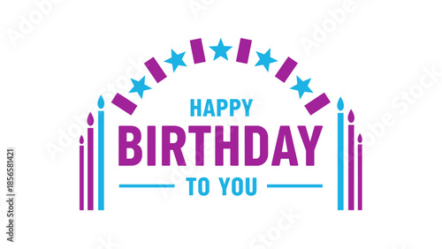 Bold Comic Style Happy Birthday Greeting with Green Burst Background