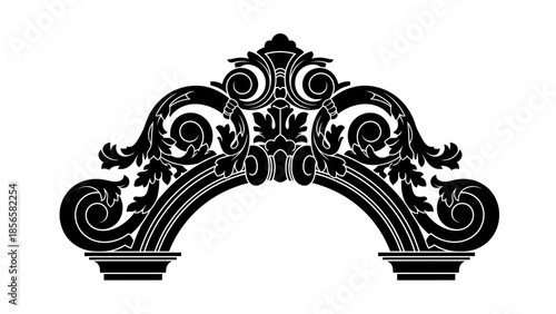 vector illustration of a column