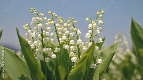 Delicate Lily of the Valley Blooms