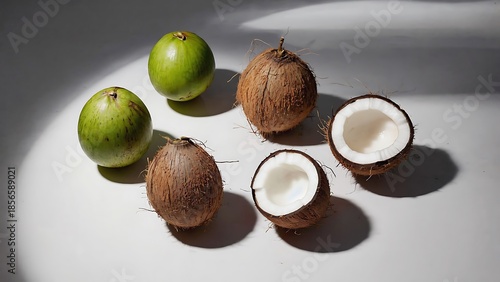 Coconuts and Green Coconuts