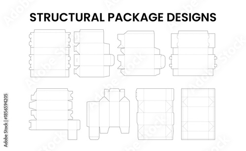 Package Designs Structural Outline Templates.