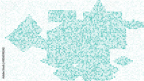 Random size squares halftone texture background