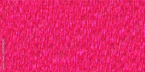 Close-up of vibrant fuchsia pink fabric with a textured, slightly fuzzy surface and subtle vertical lines.