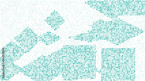 Random size squares halftone texture background