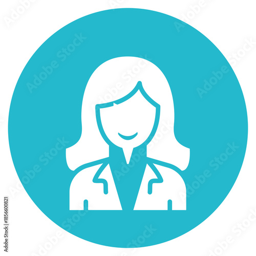 Counselor Female icon vector image. Can be used for Psychology.