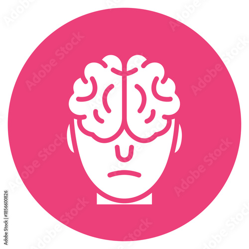 Dementia icon vector image. Can be used for Psychology.